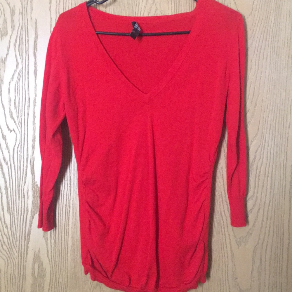 Cute three-quarter length sleeve sweater